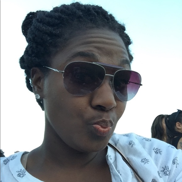 Emporio Armani Purple Aviator Sunglasses - Picture 6 of 8